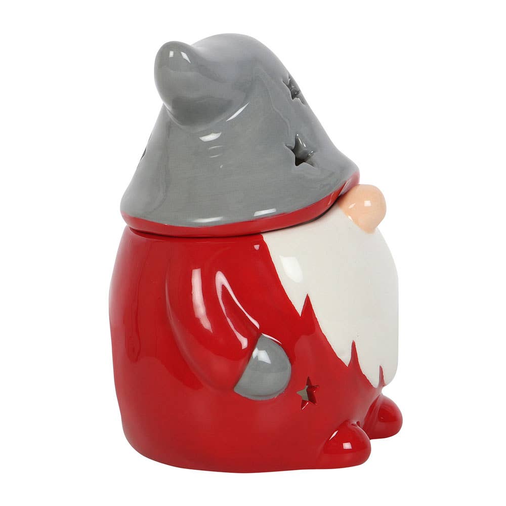 Brûleur à mazout Gonk de Noël rouge et gris