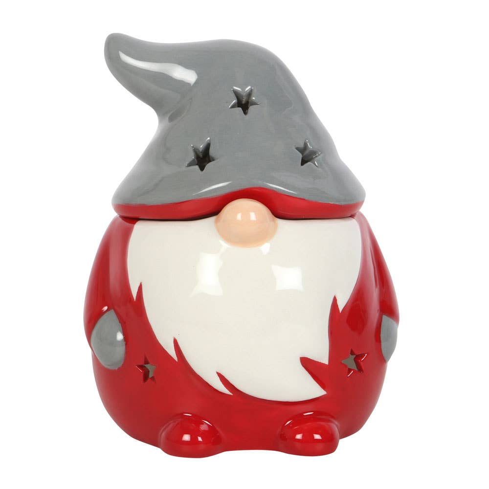 Brûleur à mazout Gonk de Noël rouge et gris