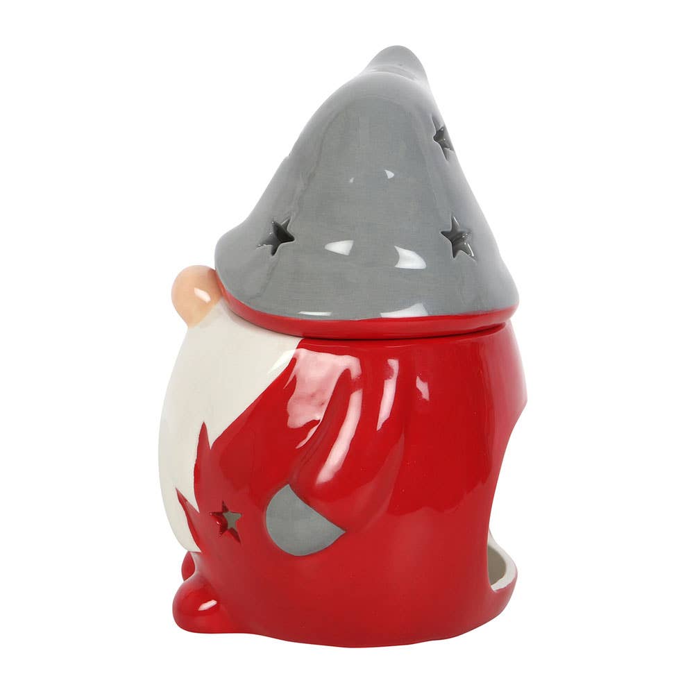 Brûleur à mazout Gonk de Noël rouge et gris