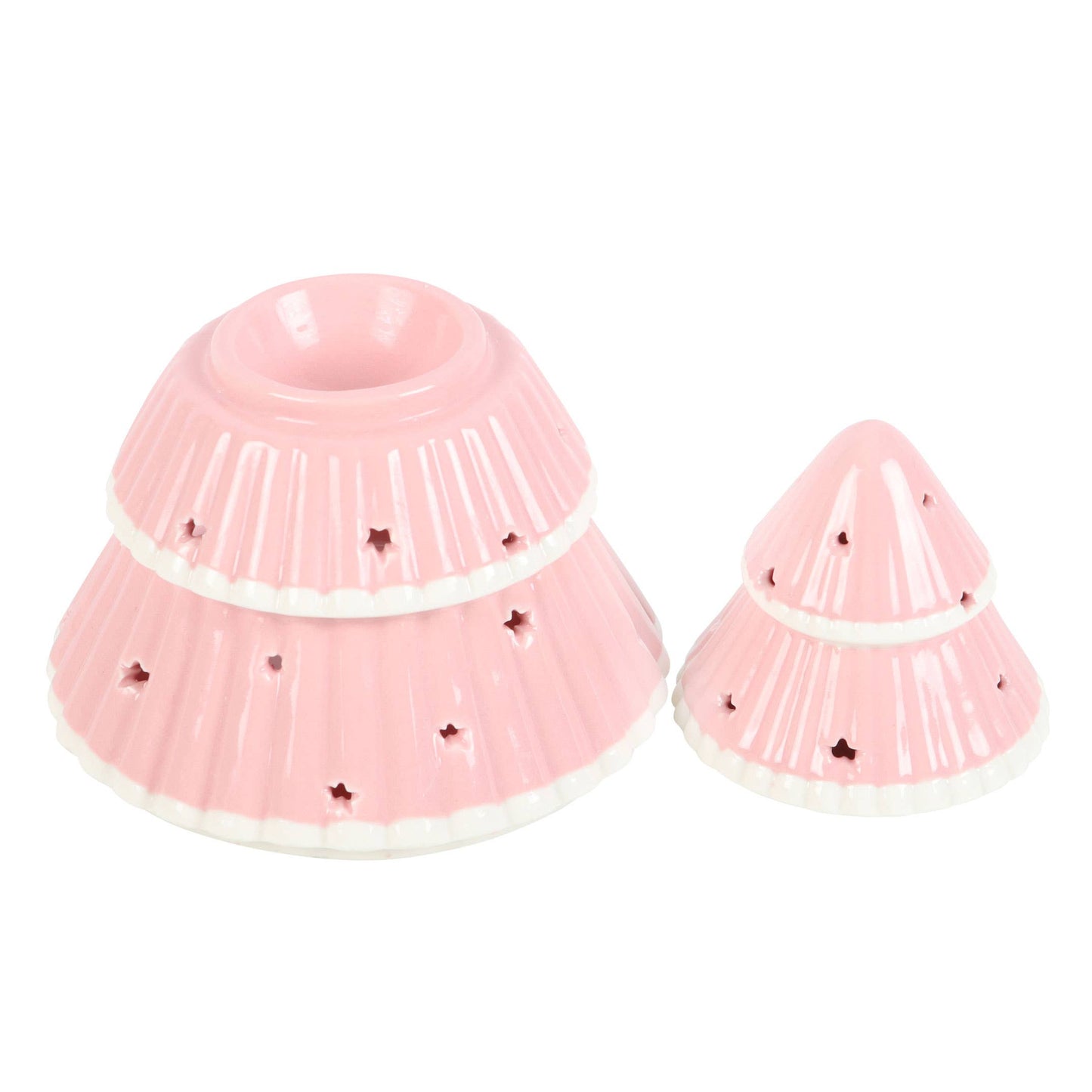 Brûleur à mazout pour sapin de Noël rose