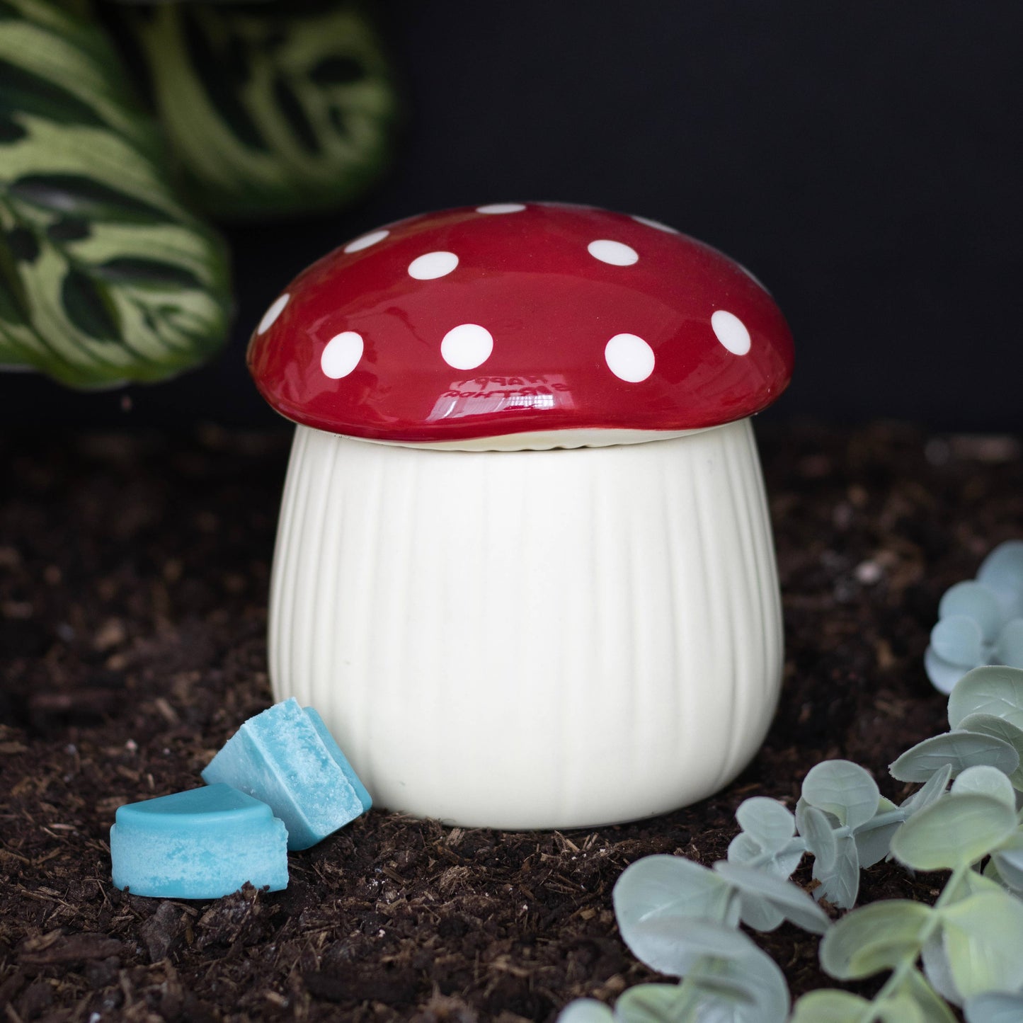 Brûleur en forme de champignon rouge