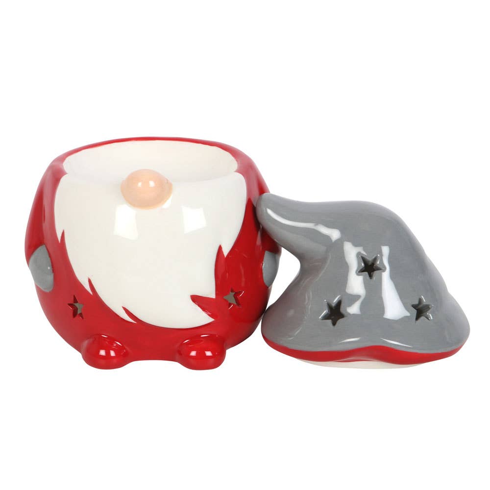 Brûleur à mazout Gonk de Noël rouge et gris
