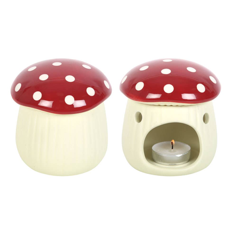 Brûleur en forme de champignon rouge