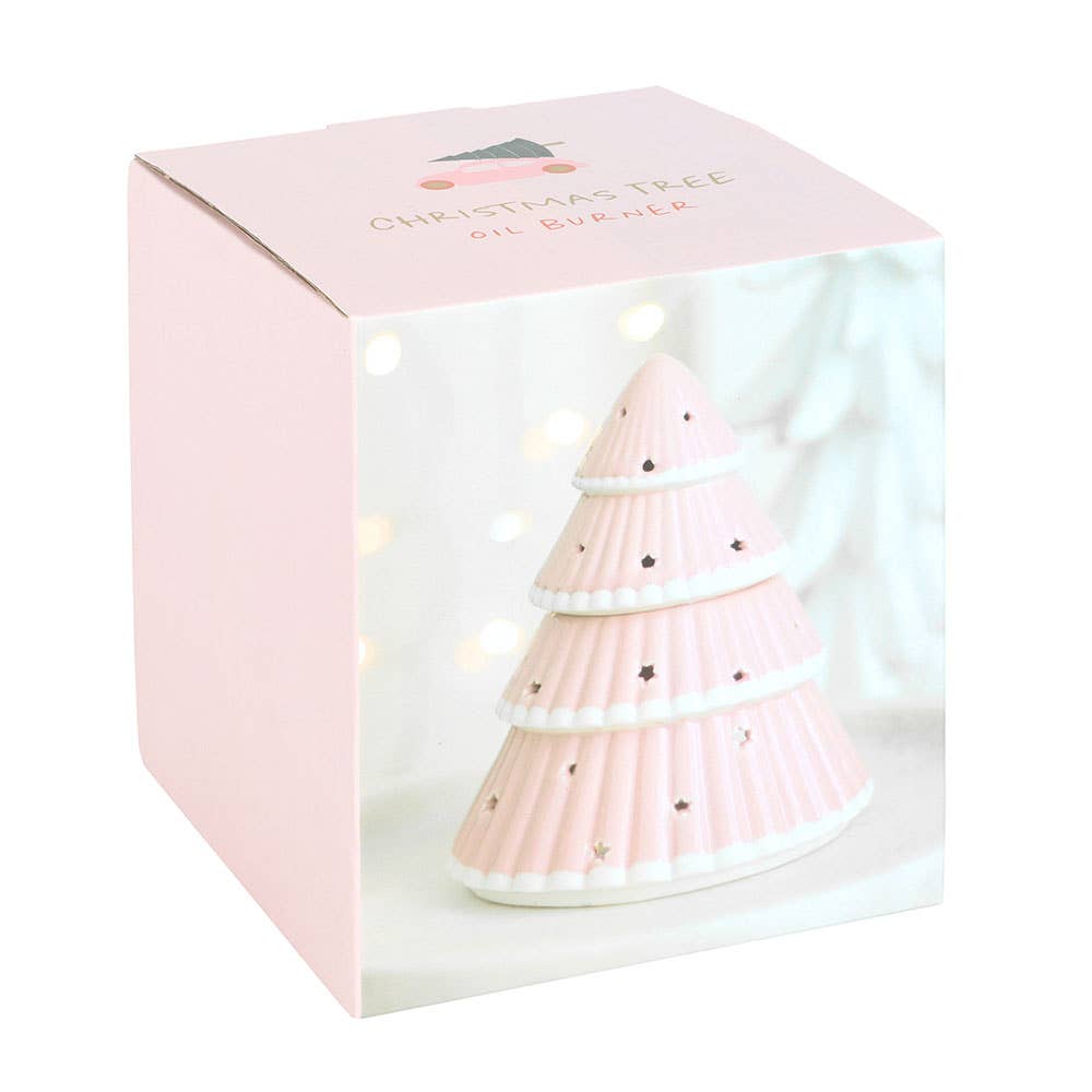 Brûleur à mazout pour sapin de Noël rose