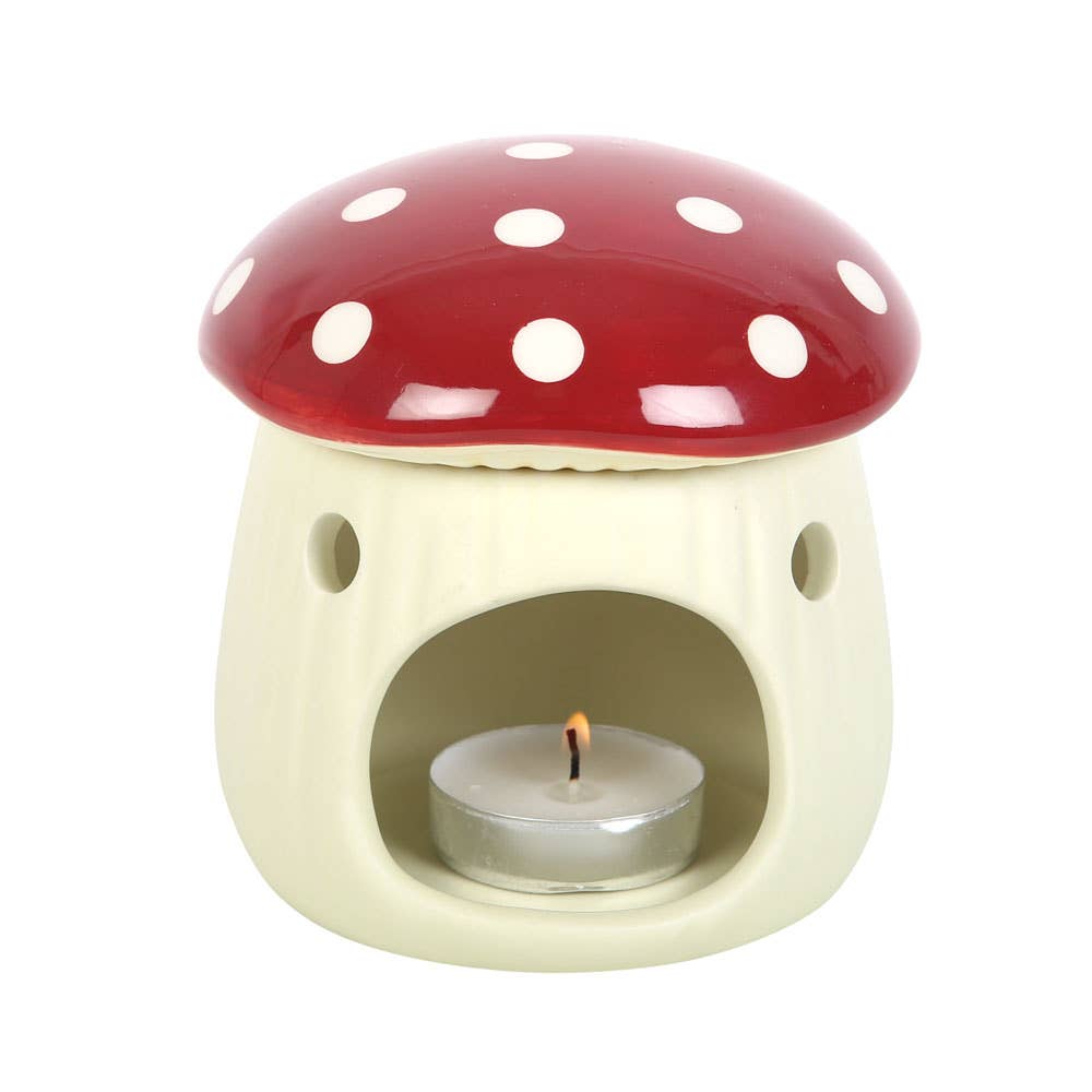 Brûleur en forme de champignon rouge