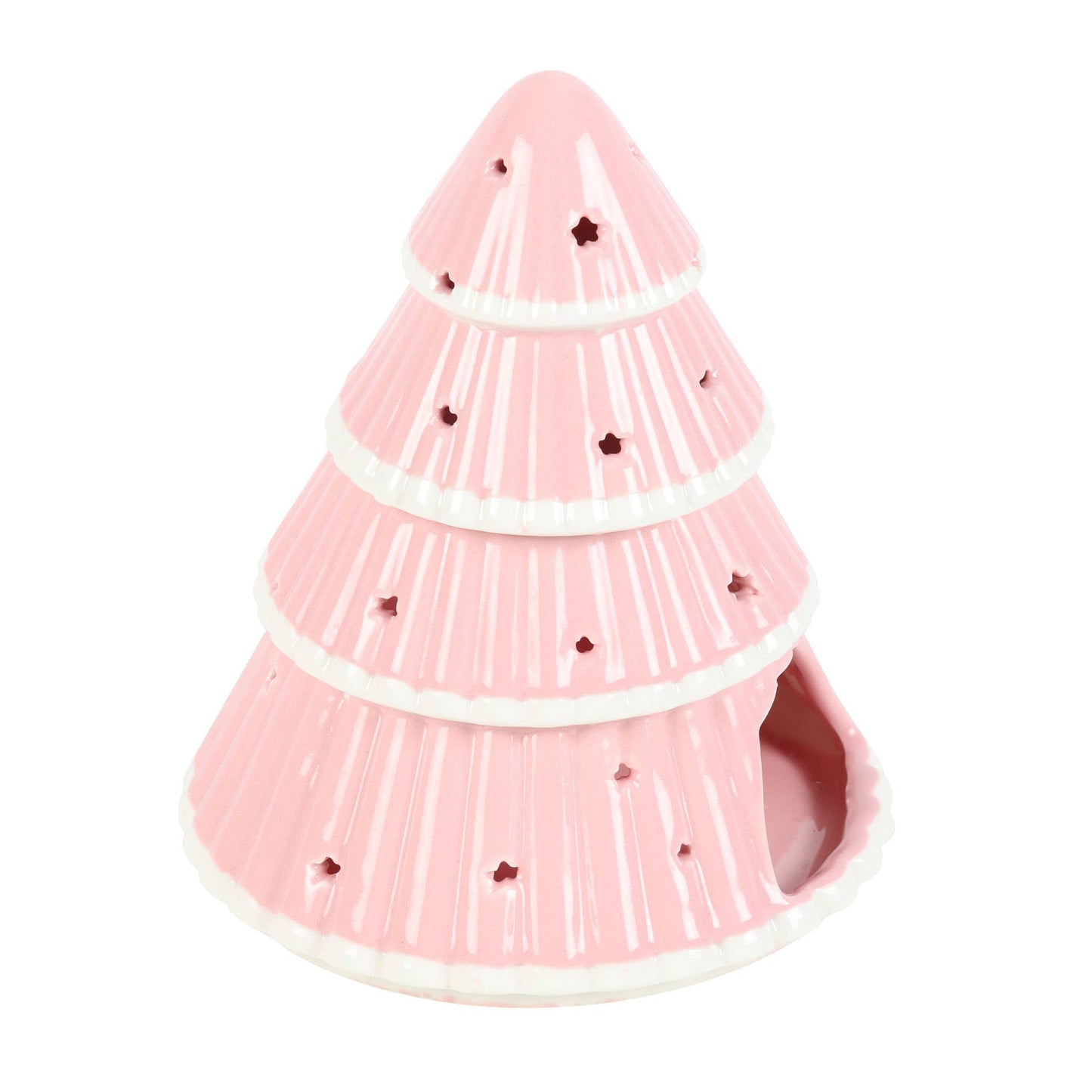 Brûleur à mazout pour sapin de Noël rose