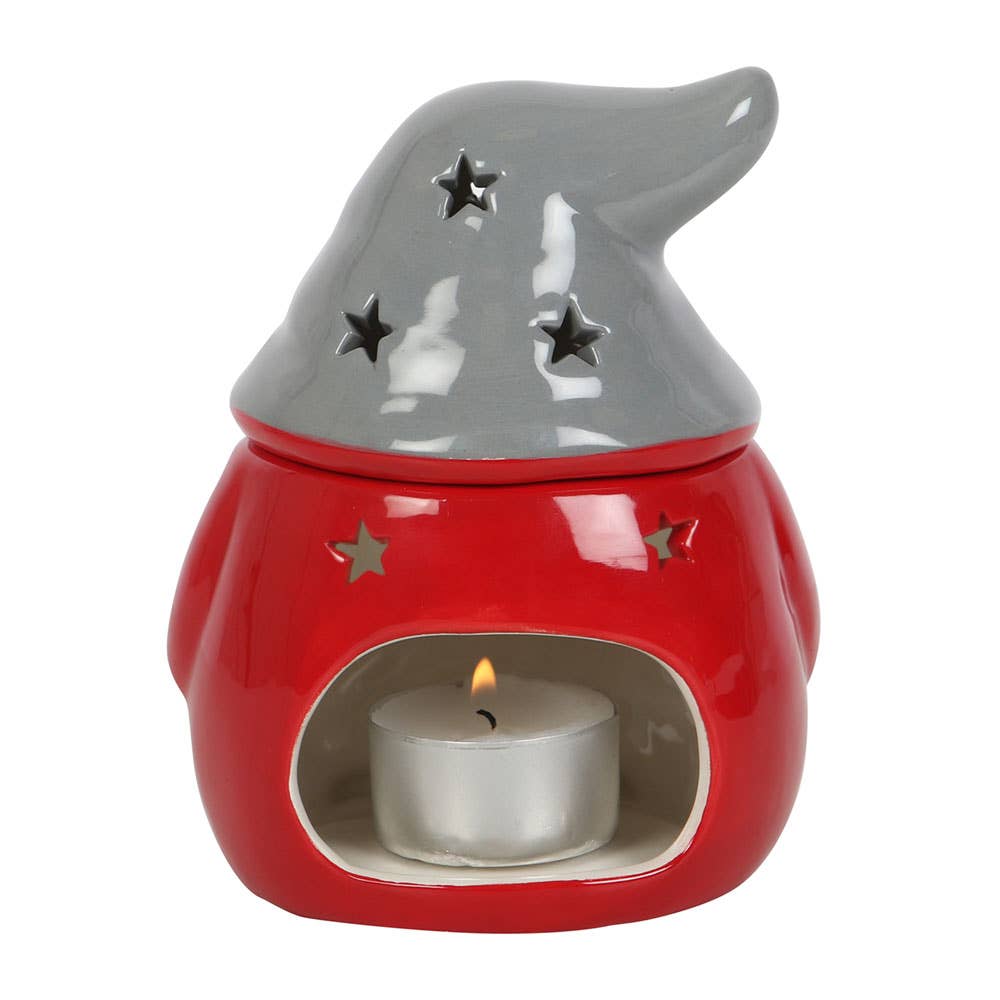 Brûleur à mazout Gonk de Noël rouge et gris