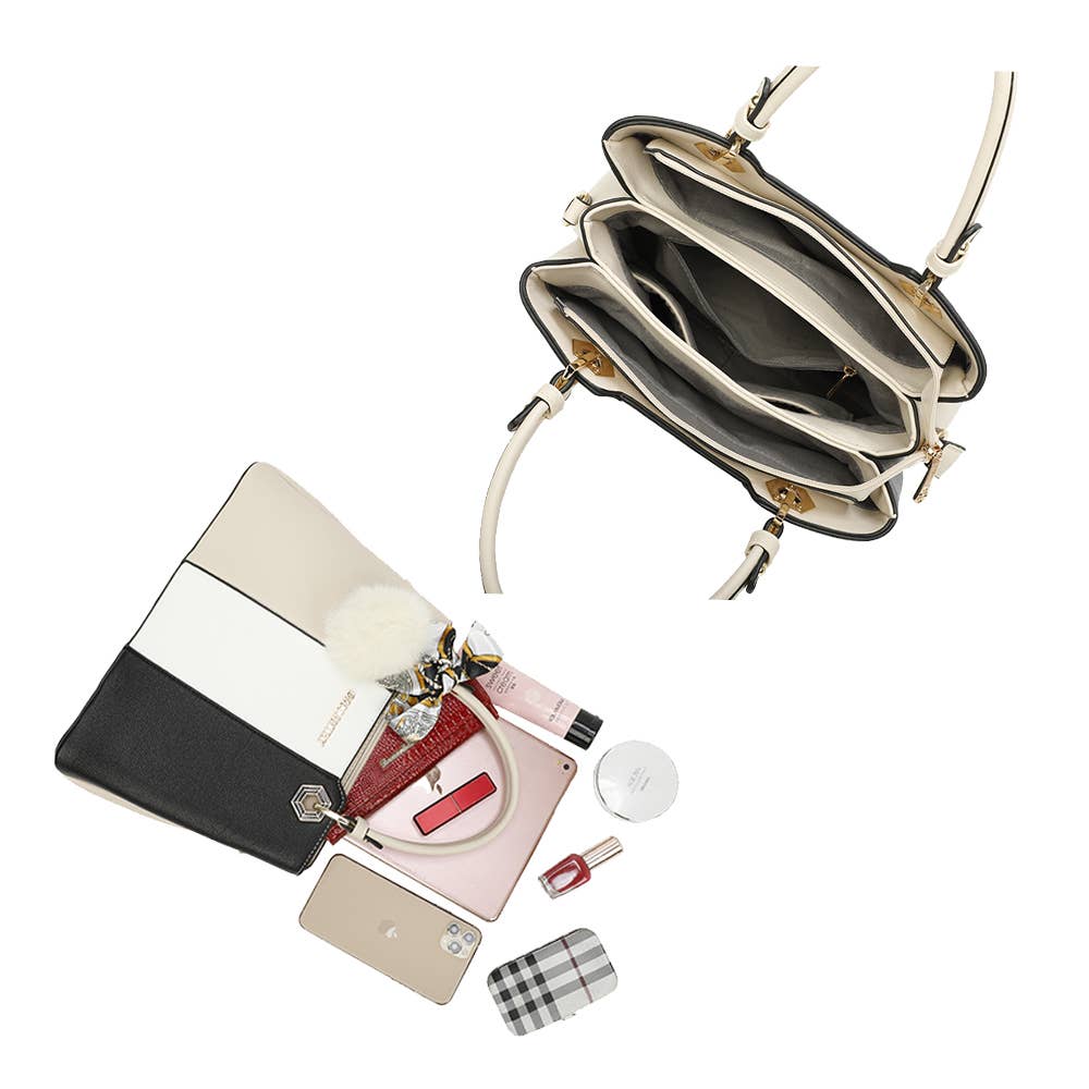 Fiora Pop (M-9354-3): BEIGE/WHITE/BLACK